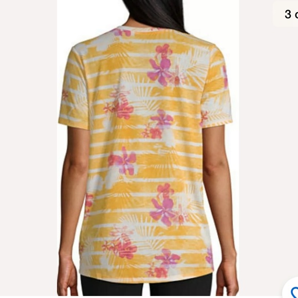 Saint John's Bay Active  Short Sleeve T-Shirt XXL - Picture 2 of 5